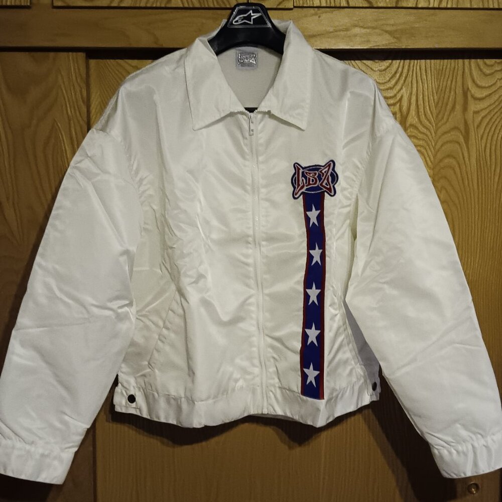 New Vintage LBZ "EK STARS" Lined Windbreaker XL Jacket Free Motocross Supercross